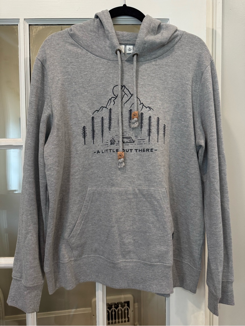 tentree Gray Mountain Graphic Hoodie